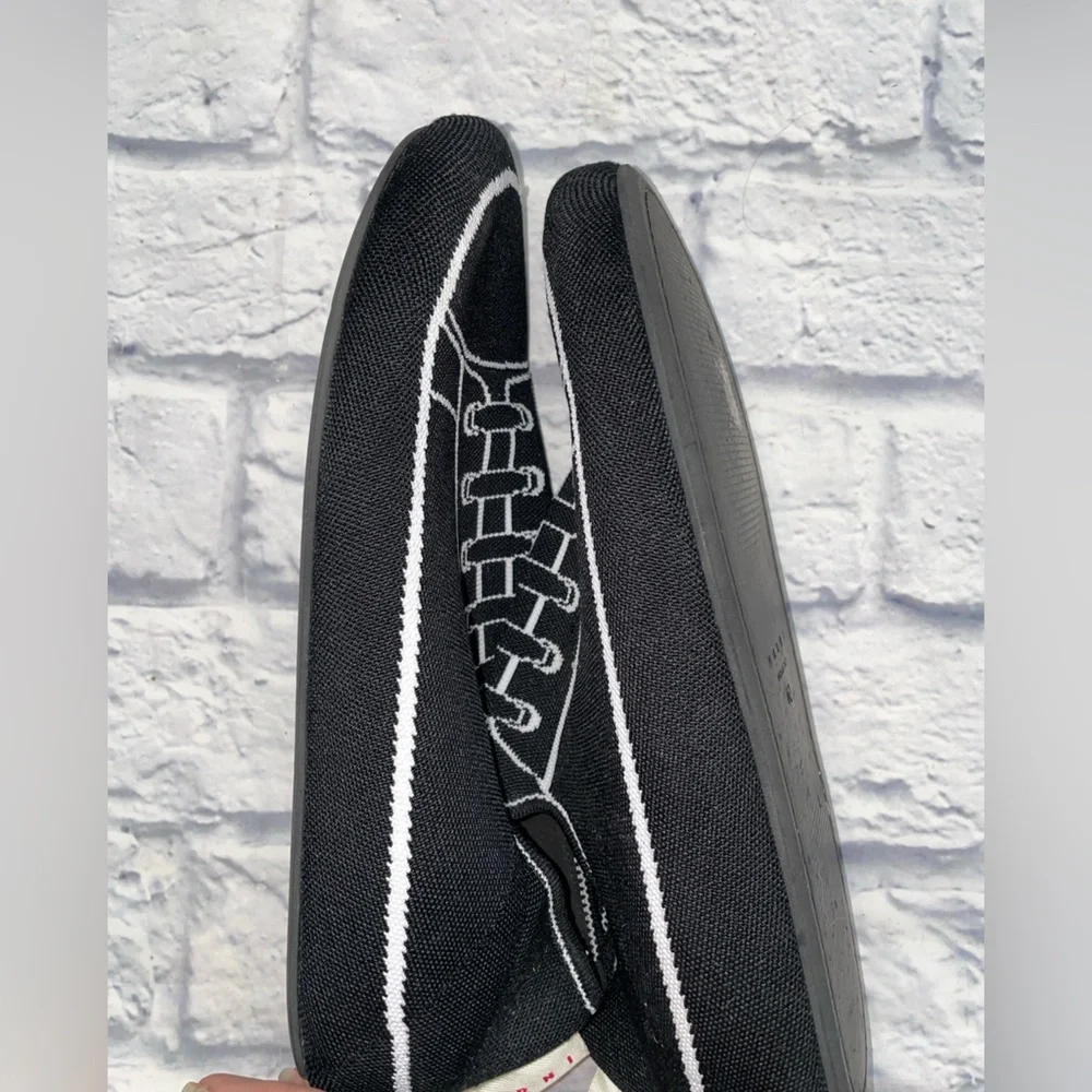 MARNI Intarsia Knit Printed Logo Sneakers Slip On Shoes EU 40 US Mens 7 Womens 9 - Picture 10 of 13